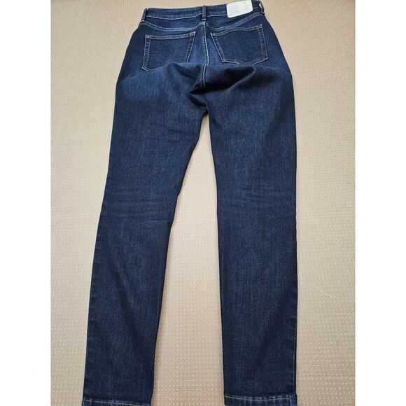 Everlane Jeans Womens 26 Curvy High Rise Skinny Dark Wash Denim Blue - Picture 11 of 13